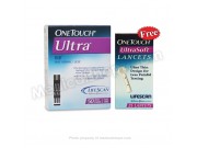 ONETOUCH ULTRASTRIPS 50's (FREE ULTRA LANCETS 25's)